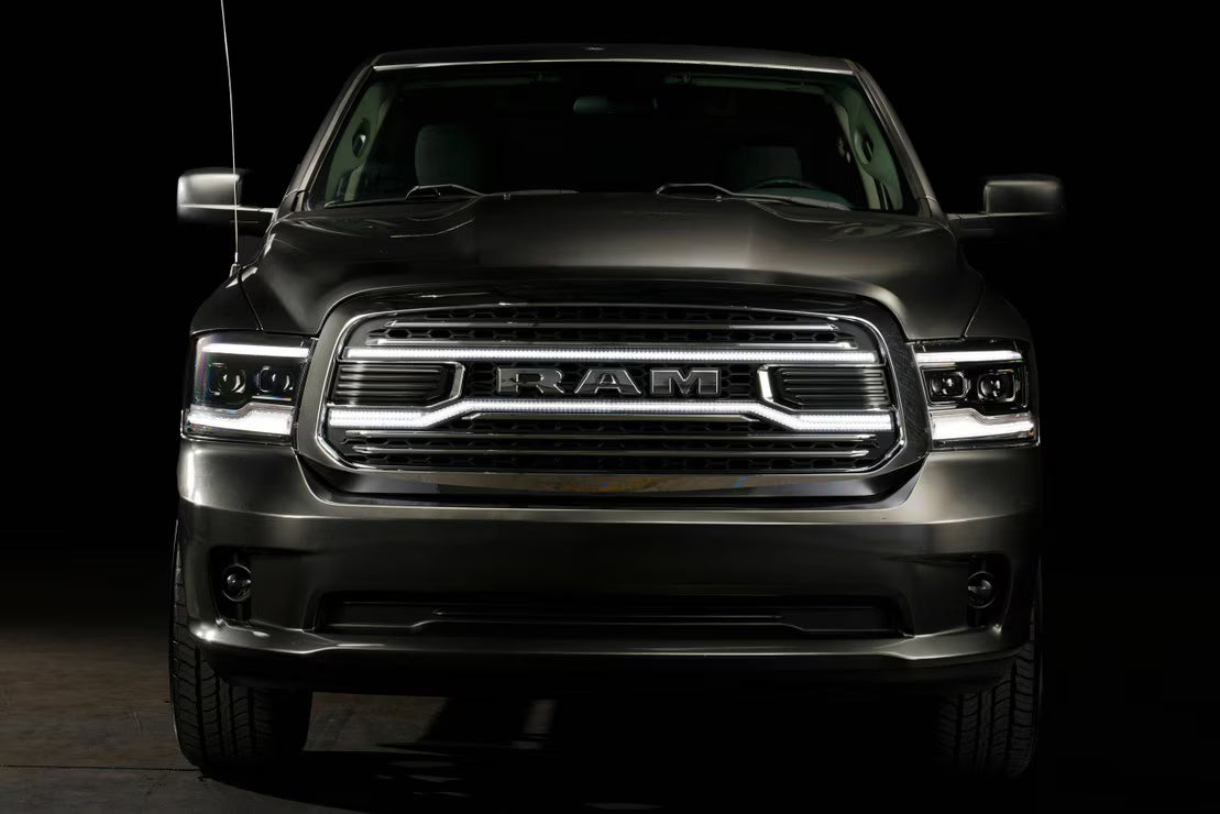 2019-2024 Ram 1500 Classic Chrome XBG LED DRL Grille - View 7 | Dirty Garage