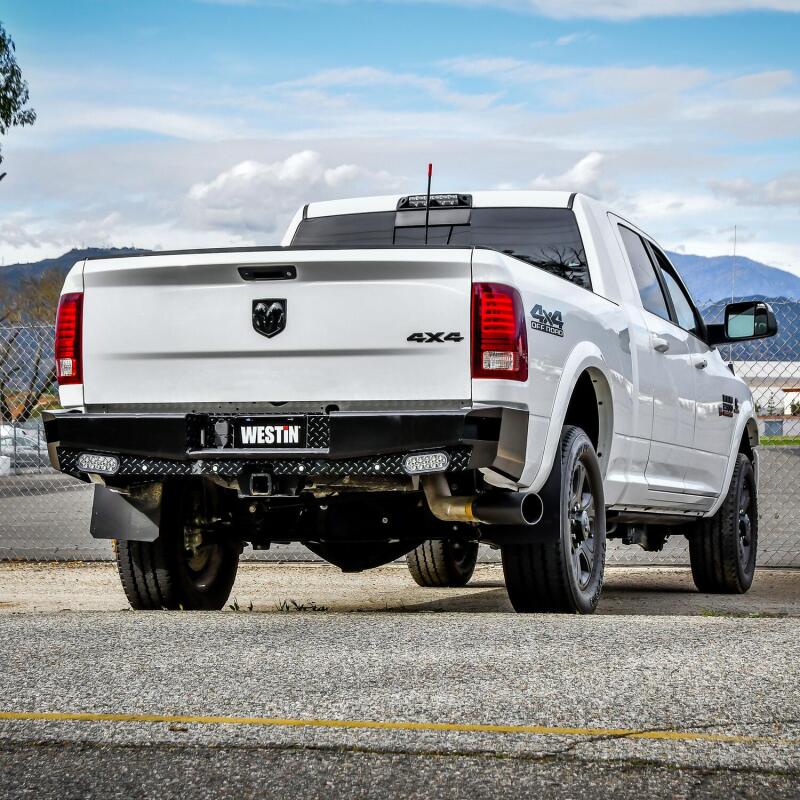 2009-2026 Ram 1500 / HD HDX Bandit Black Rear Bumper - View 4 | Dirty Garage