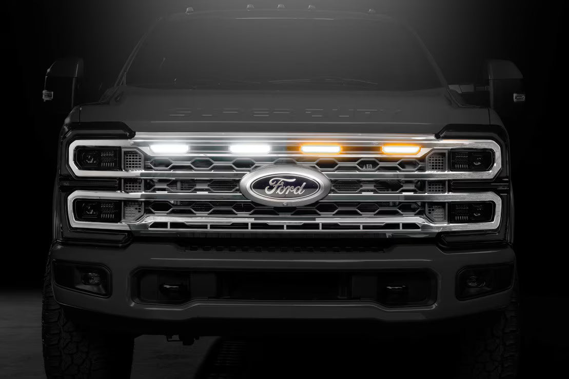 2023-2025 Super Duty XBG LED DLR Chrome Grille - View 9 | Dirty Garage