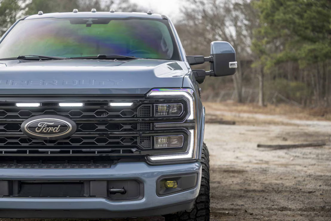 2023-2025 Super Duty XBG LED DRL Black Grille - View 11 | Dirty Garage