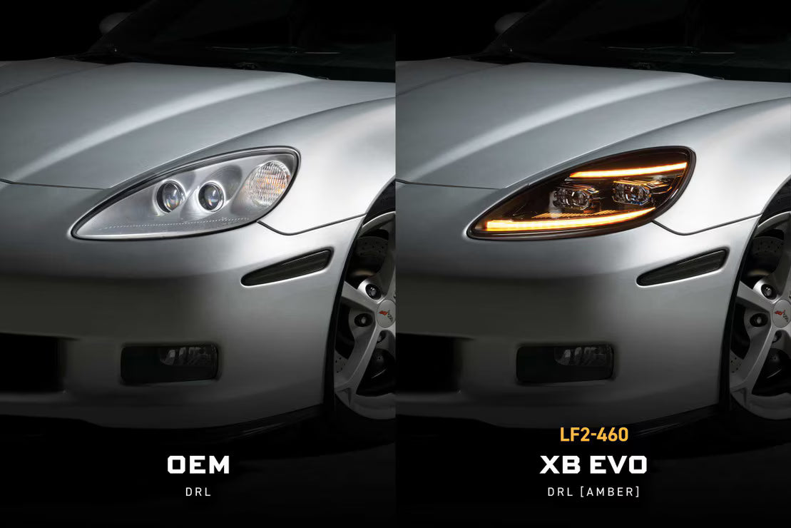 2005-2013 Corvette C6 XB EVO LED Headlight Pair - View 6 | Dirty Garage