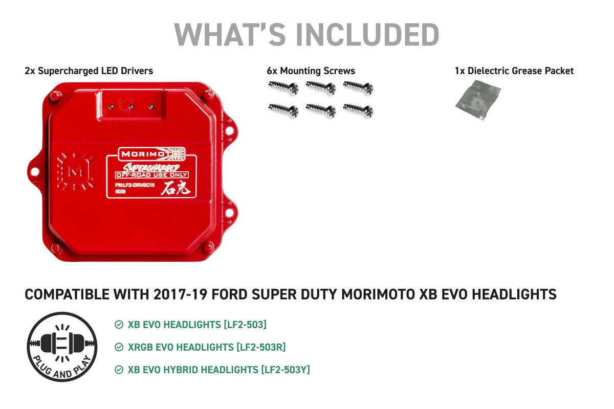 2017-2019 Superduty XB EVO Supercharged Drivers ( LF2-DRVSC15)