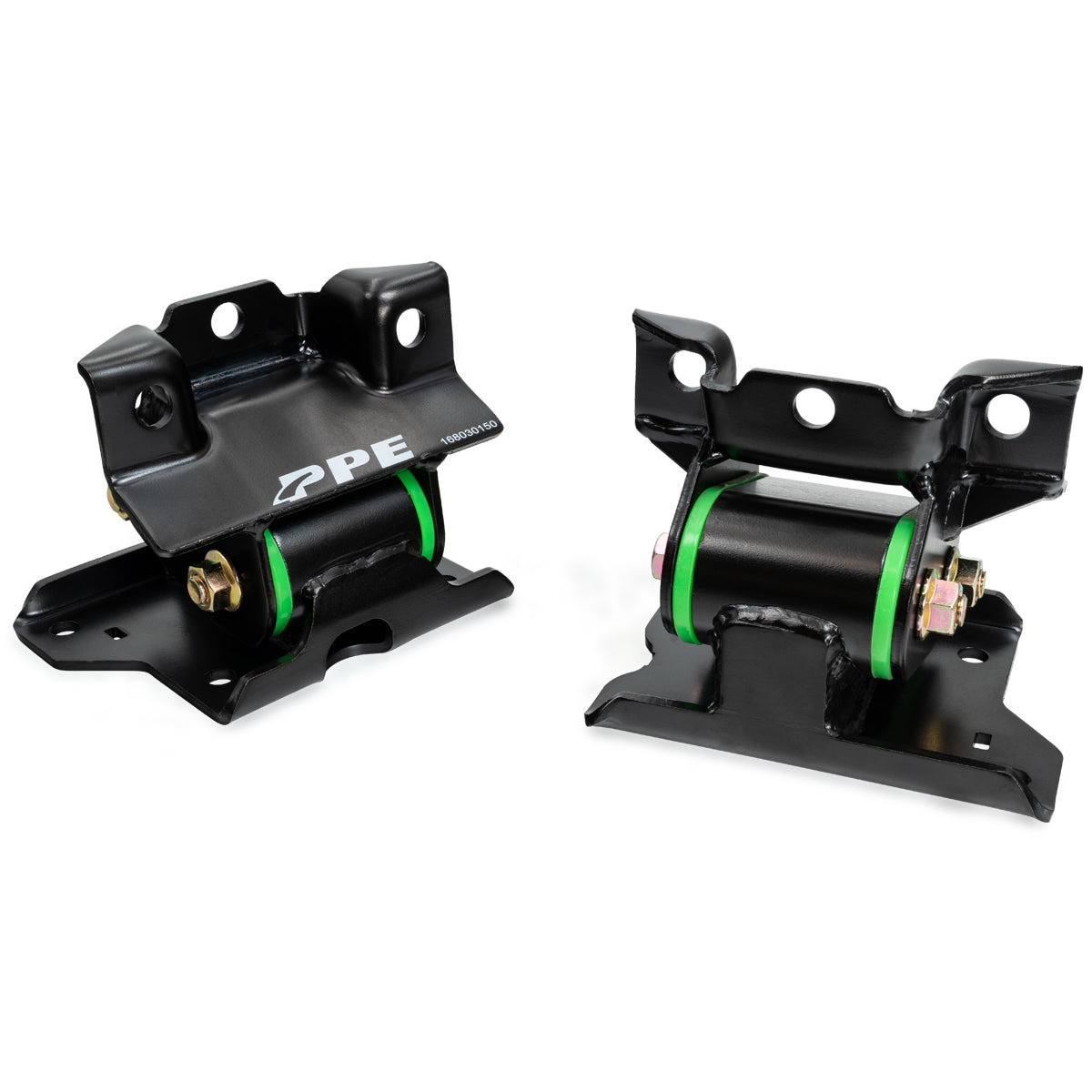 2001-2010 6.6L Duramax Engine Mount Kit 50 Hardness Green | Dirty Garage