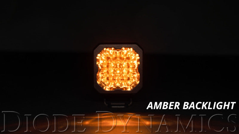 Universal Stage Series C1 Sport Yellow Wide Standard ABL LED Pod - View 4 | Dirty Garage