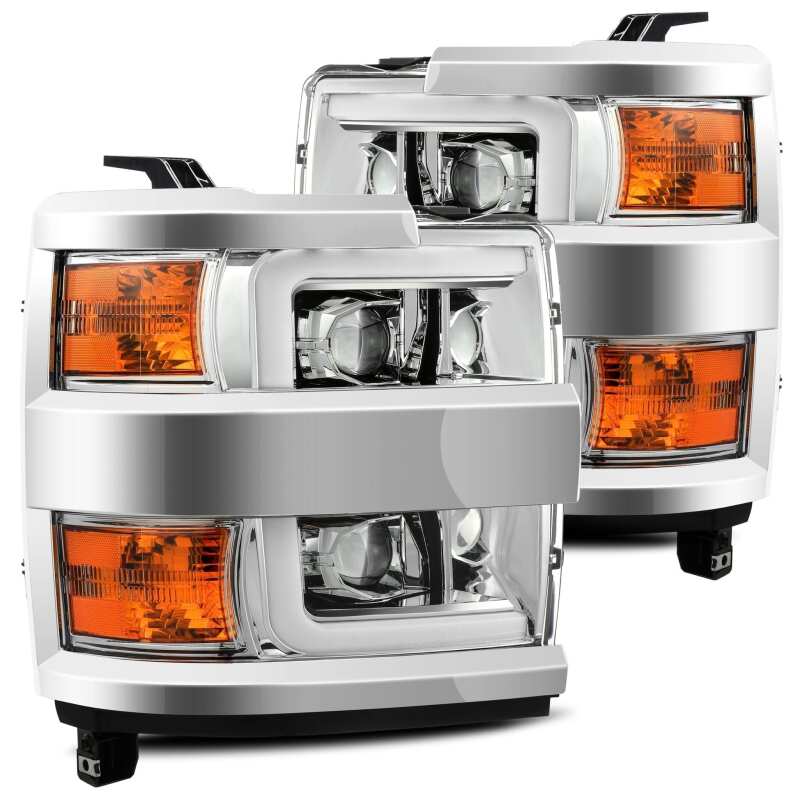 2015-2019 GM HD Pro-Series Chrome Headlight Sequential Signal DRL | Dirty Garage