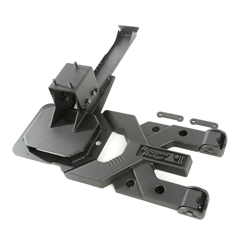 Rugged Ridge Spartacus HD Tire Carrier Kit 07-18 Jeep Wrangler - View 7 | Dirty Garage