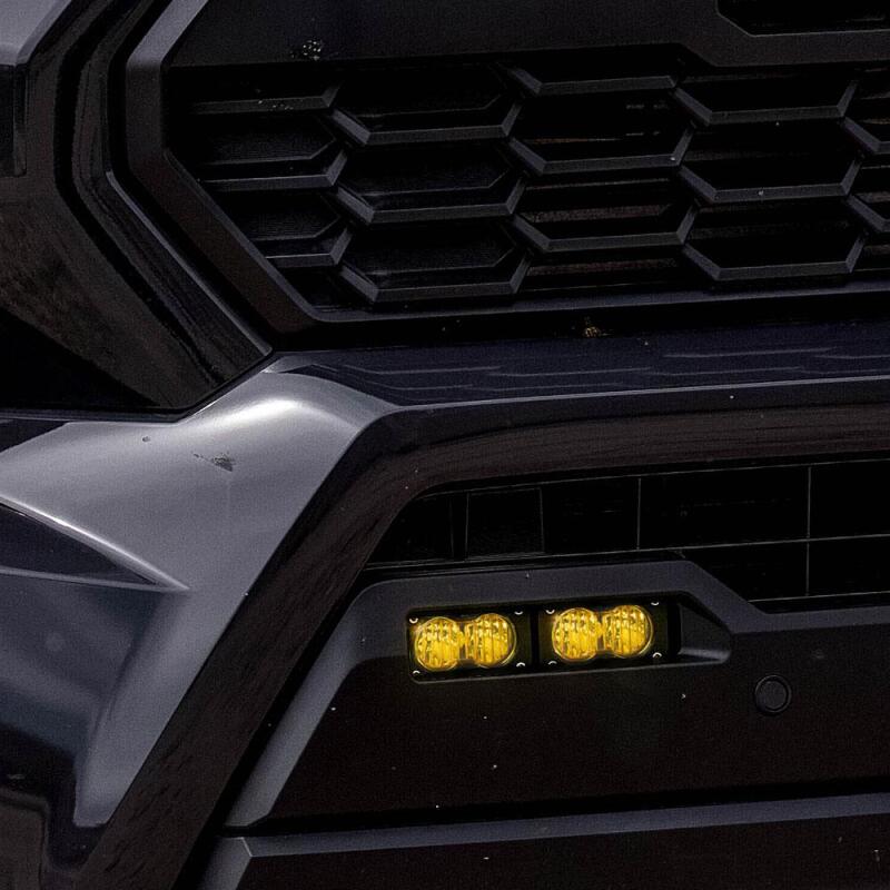 Baja Designs 2024+ Toyota Tacoma S2 Sport Dual Fog Pocket Light Kit - Baja Amber | Dirty Garage
