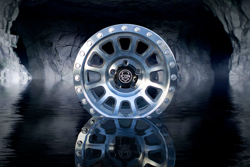 ICON Hulse 18x9 5x150 25mm Offset 6in BS Silver Machined - View 2 | Dirty Garage