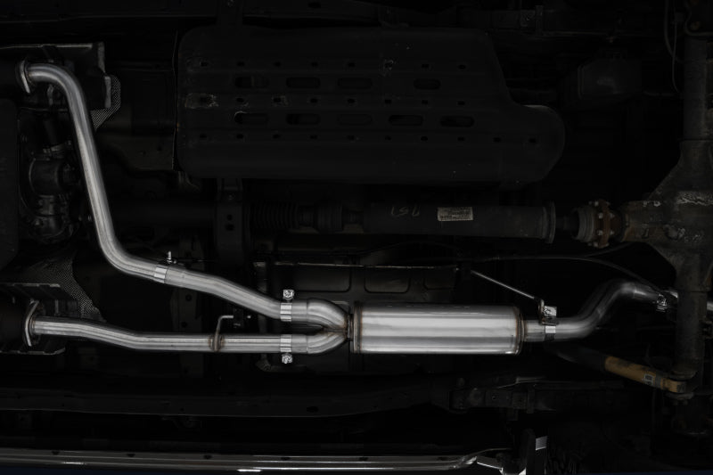 2022-2023 Frontier 3.8L 3" Tip 3" Cat Back Single Side Exit Street Profile Aluminized - View 2 | Dirty Garage