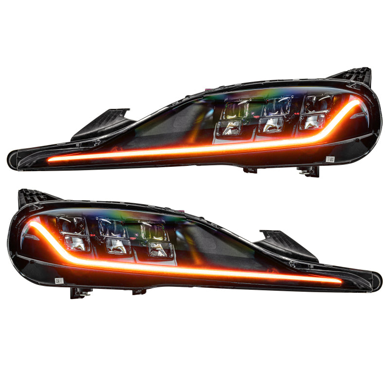 2020-2024 Supra GR RGB+A Headlight DRL Upgrade Kit w/ ColorSHIFT BC1 Controller - View 3 | Dirty Garage
