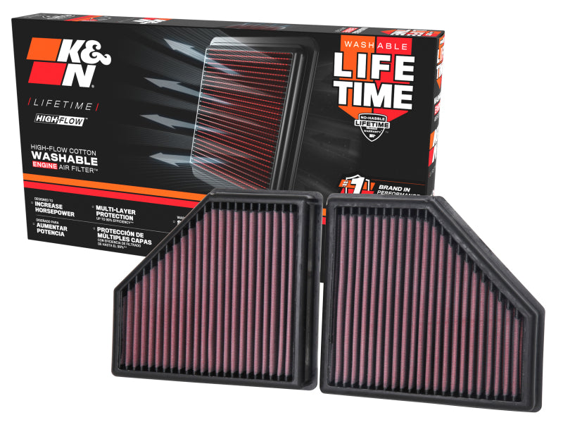2016-2019 750i L6-4.4L F/I Replacement Drop In Air Filter - View 3 | Dirty Garage