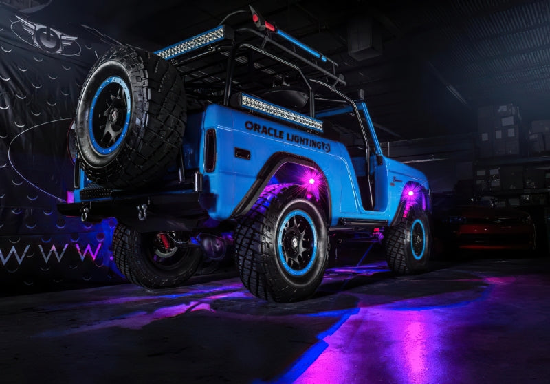 Universal Bluetooth RF Underbody Rock Light Kit 4 PCS ColorSHIFT - View 9 | Dirty Garage