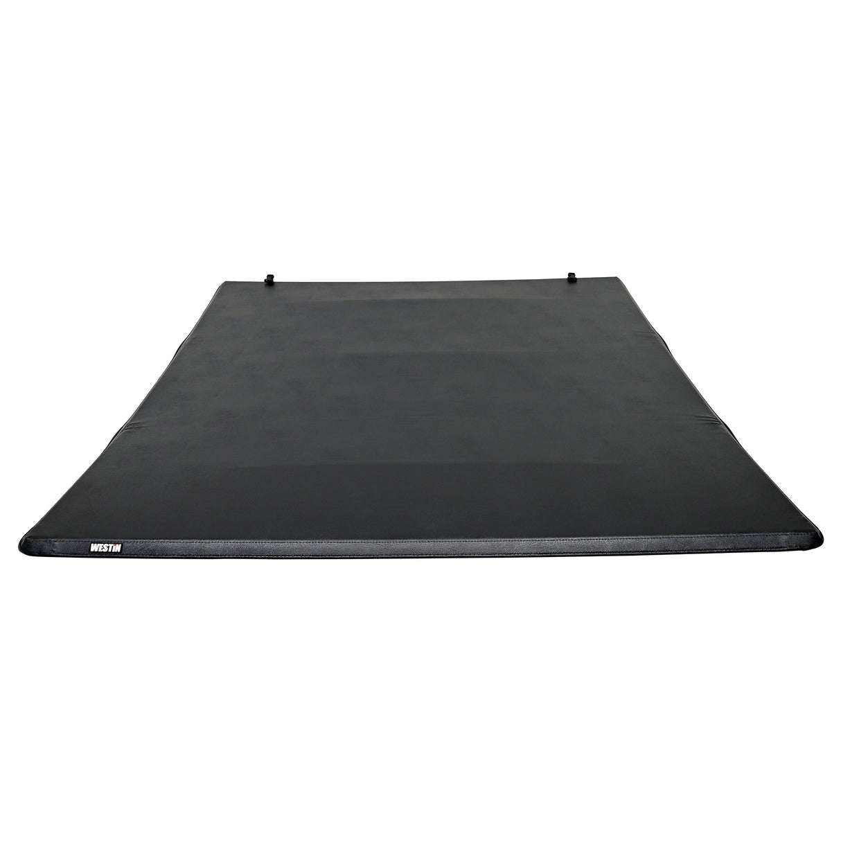 Westin Soft Tri-Fold Tonneau Cover in vinyl black, standalone product shot