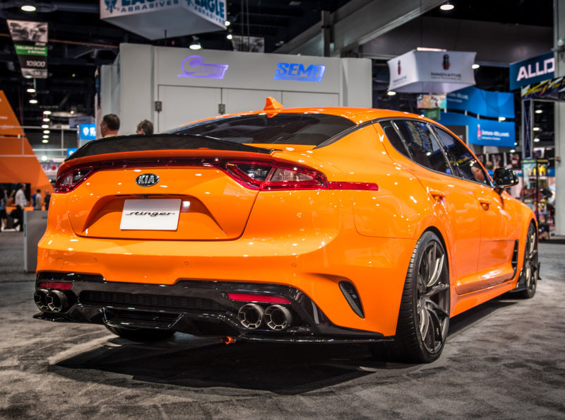 Borla 2018 Kia Stinger 2.0L/3.3L AT RWD/AWD 2.25in Carbon Fiber Tip Kit - View 3 | Dirty Garage
