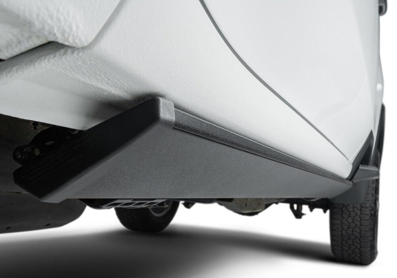 2004-2025 Tacoma PowerStep Black Running Boards - View 3 | Dirty Garage