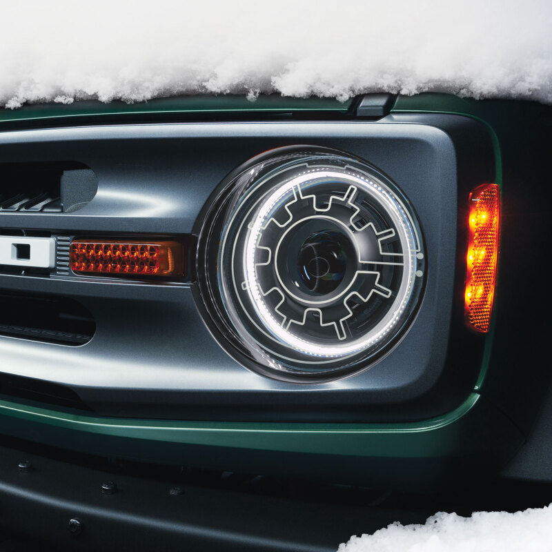 Oracle 2021+ Ford Bronco Oculus Bi-LED Projector Headlights w/ Heated Lenses - View 4 | Dirty Garage