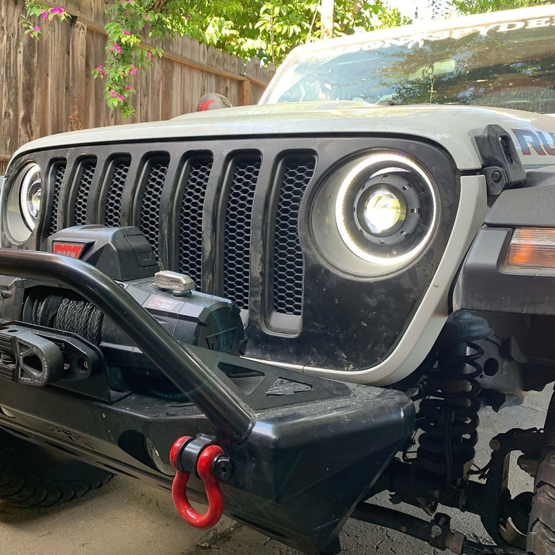 2018-2024 Wrangler Gladiator Oculus Bi-LED Projector Headlights Amber White Switchback - View 16 | Dirty Garage