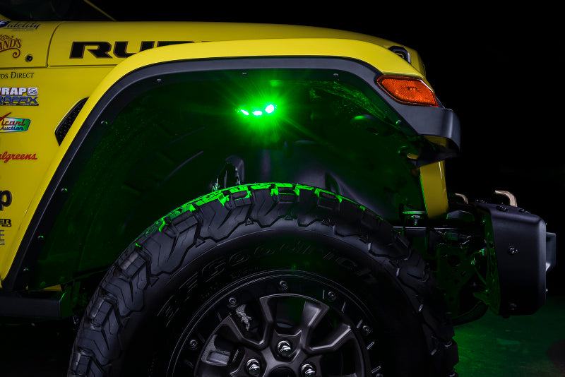 Universal Underbody RGBW Wheel Well Rock Light Kit 4 PCS ColorSHIFT - View 17 | Dirty Garage