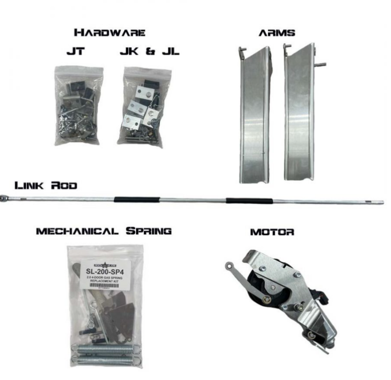 Rock Slide Rebuild Kit for Gen2 Step Sliders - JL 4DR DRVR | Dirty Garage