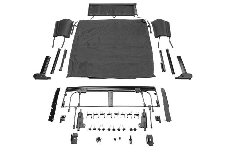 Rugged Ridge 20-22 Jeep Gladiator JT Voyager Fastback Soft Top - Black Diamond | Dirty Garage