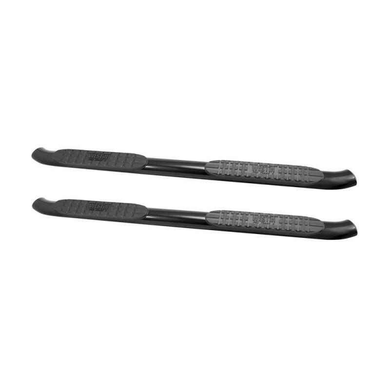 Westin 2015-2018 Ford F-150 SuperCrew PRO TRAXX 4 Oval Nerf Step Bars - Black - View 3 | Dirty Garage