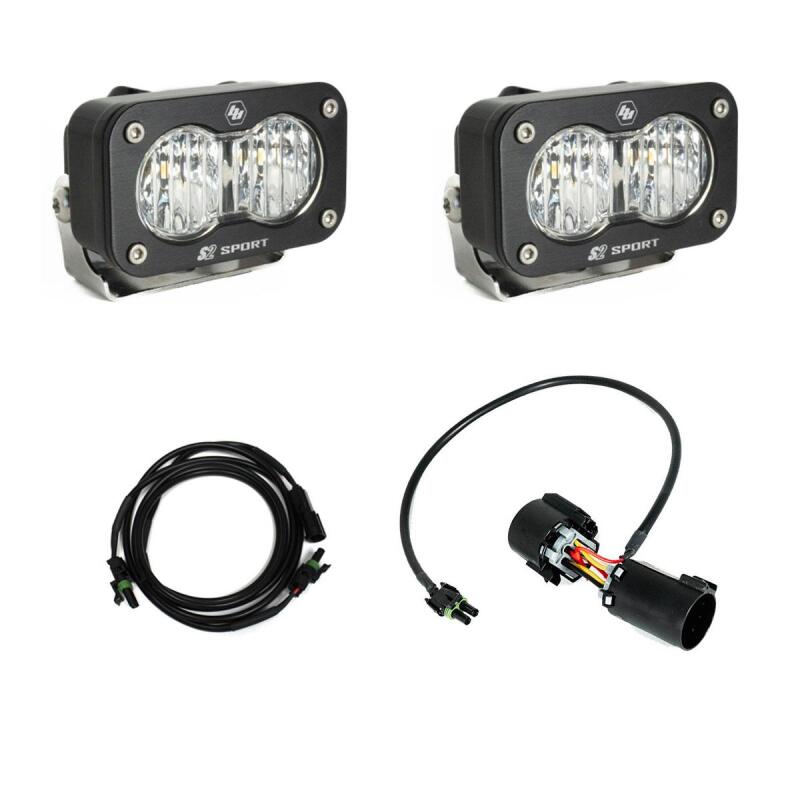 Baja Designs 23-24 Ford F250/F350 Super Duty S2 Sport Dual Reverse Light Kit w/Trailer Hitch Harness | Dirty Garage