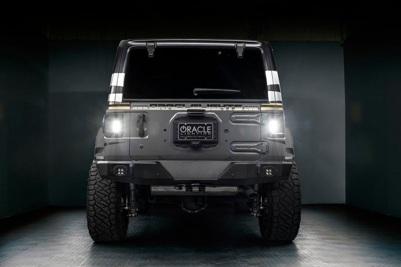 2018-2025 Wrangler LED Flush Mount Tinted Tail Light - View 3 | Dirty Garage