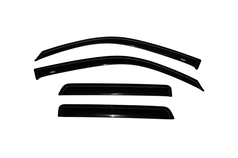 2002-2009 Trailblazer Ventvisor Outside Mount Window Deflectors 4-Piece Smoke - View 4 | Dirty Garage