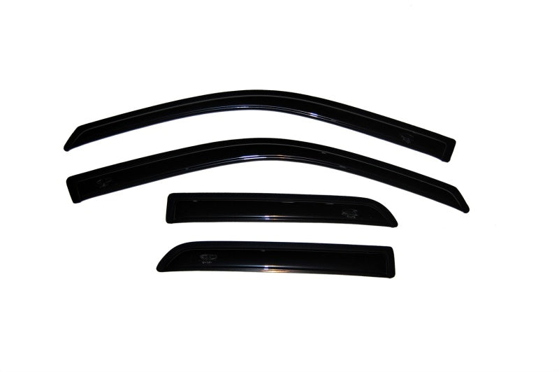 2009-2018 Ram 1500 Quad Cab Ventvisor Outside Mount Window Deflectors 4-Piece Smoke - View 10 | Dirty Garage