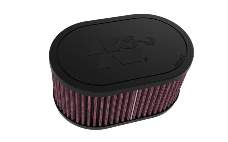 Universal 2-1/8in Dual FLG 6-1/4 X 4inOD 3inH Universal Clamp-On Air Filter | Dirty Garage