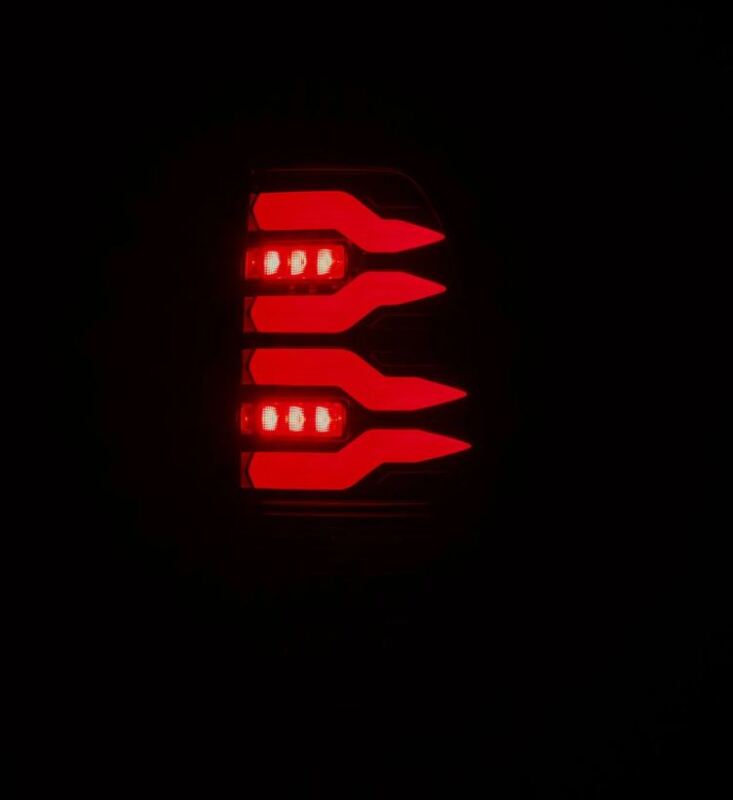 1997-2016 F-150 & Super Duty Luxx-Series LED Tail Lights Black/Red - View 2 | Dirty Garage