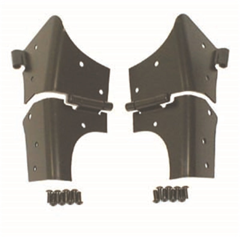 Rugged Ridge 97-06 Jeep Wrangler TJ Black Windshield Hinges | Dirty Garage