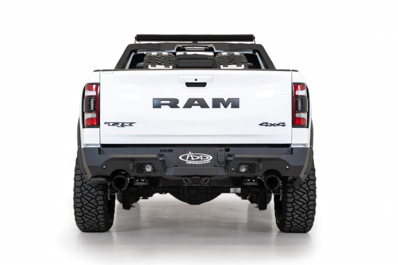 2021-2023 Ram 1500 Stealth Fighter Rear Bumper Hammer Black - View 3 | Dirty Garage