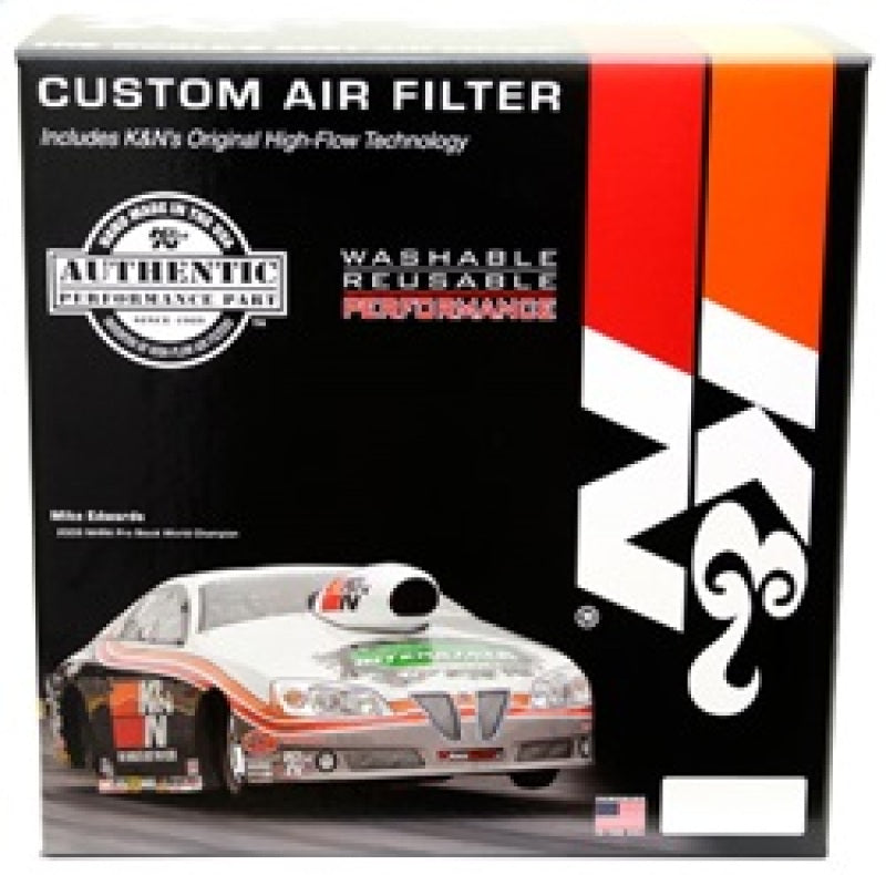 Universal 14in Red Custom Air Cleaner Assembly - 5.125in ID x 14in OD x 3.87in H - View 6 | Dirty Garage