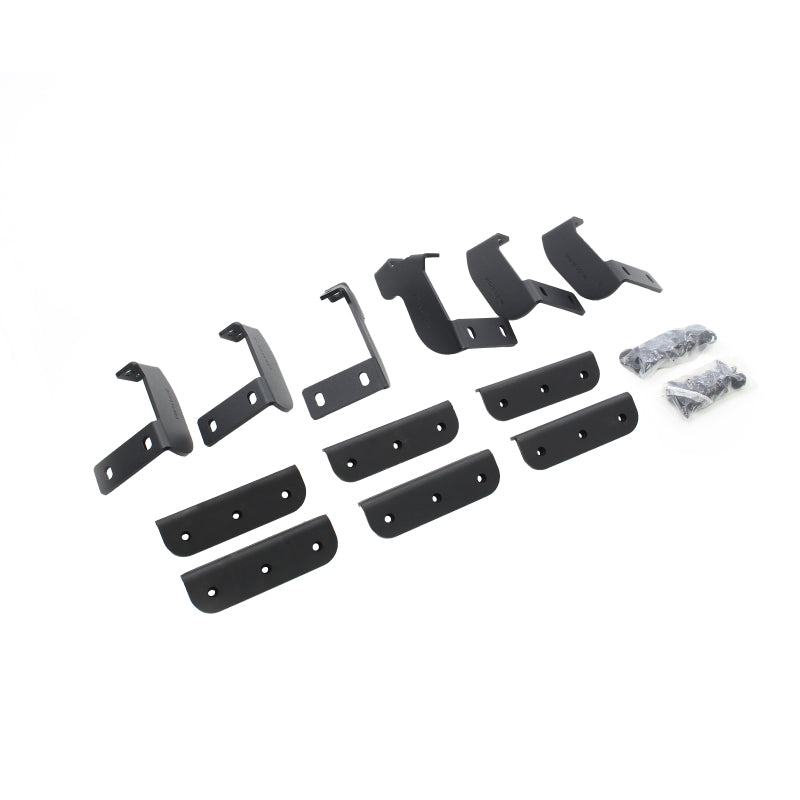 Go Rhino 2022 Toyota Tundra Crew Max Brackets for Dominator Extreme SideSteps - Tex. Black | Dirty Garage