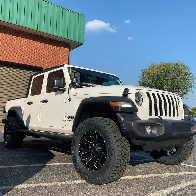 2018-2025 JL Gladiator Oculus Bi-LED Projector Headlights Matte Black 5500K - View 10 | Dirty Garage