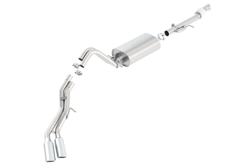 Borla 15-16 Cadillac Escalade ESV 6.2L Auto Trans Dual Round Rolled Truck Side Exit Catback Exhaust | Dirty Garage