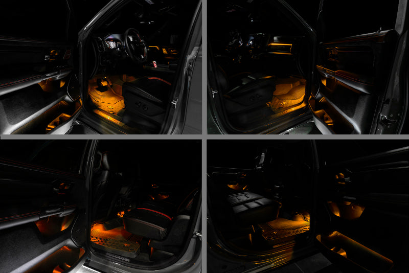 2019-2022 Ram 1500 Complete Interior Ambient Lighting ColorSHIFT RGB Conversion Kit - View 5 | Dirty Garage