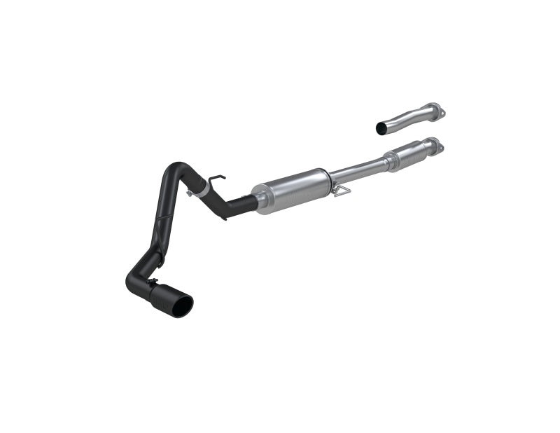 2021- Ford F-150 2.7L 3.5"L 5.0L Single Side 3" Black Coated Catback Exhaust | Dirty Garage
