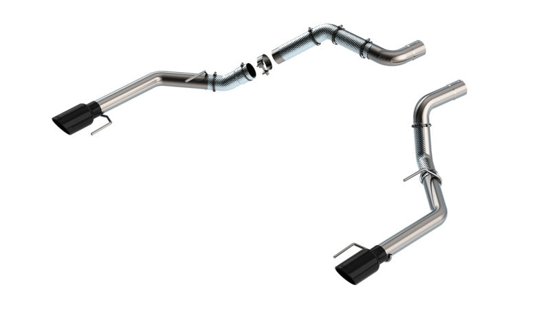 Borla 21-23 Ford Raptor 3in Tail Pipe Kit 4.5in Tip - Black Chrome | Dirty Garage