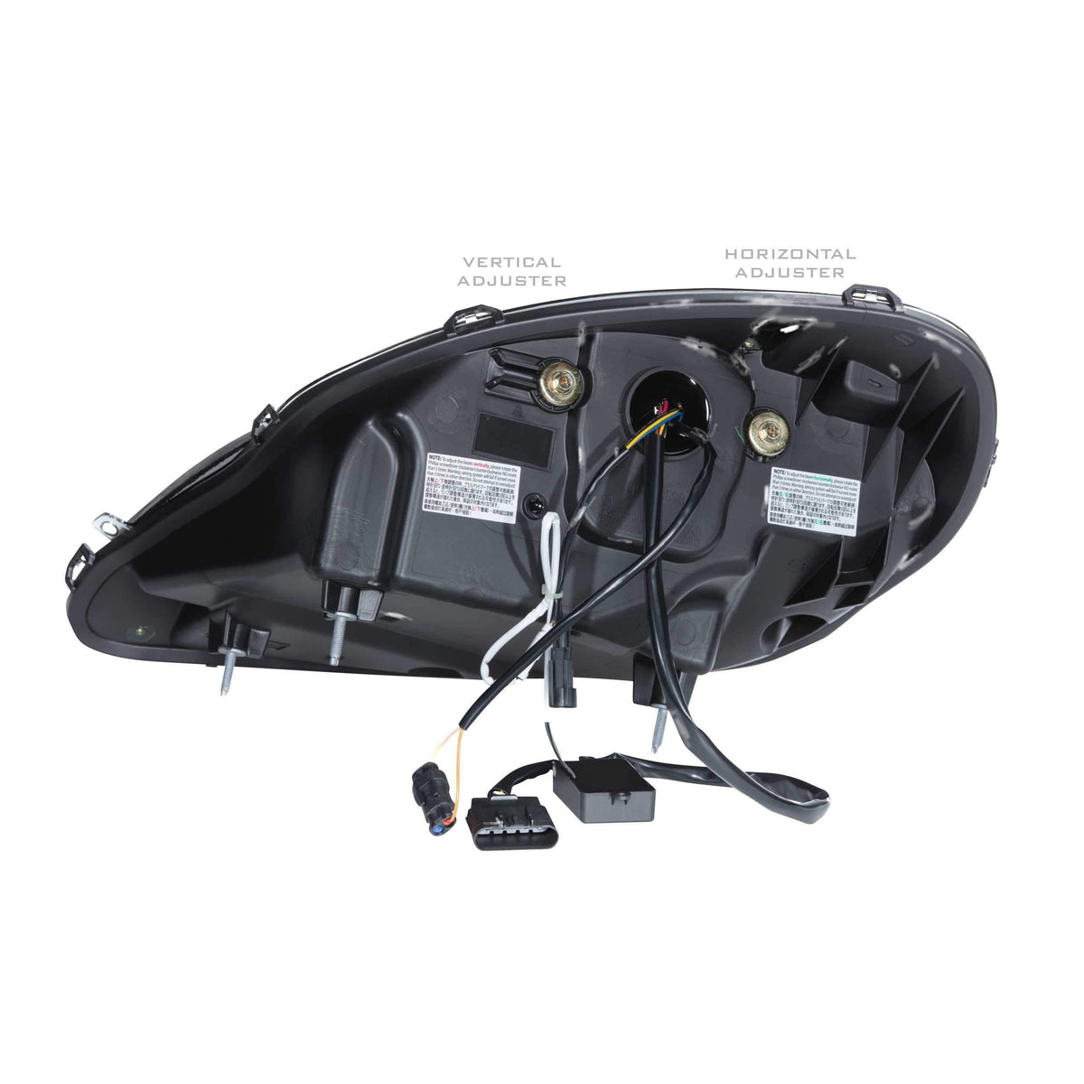 2005-2013 Chevrolet Corvette XB LED Black Headlights (LF460.2) - View 10 | Dirty Garage