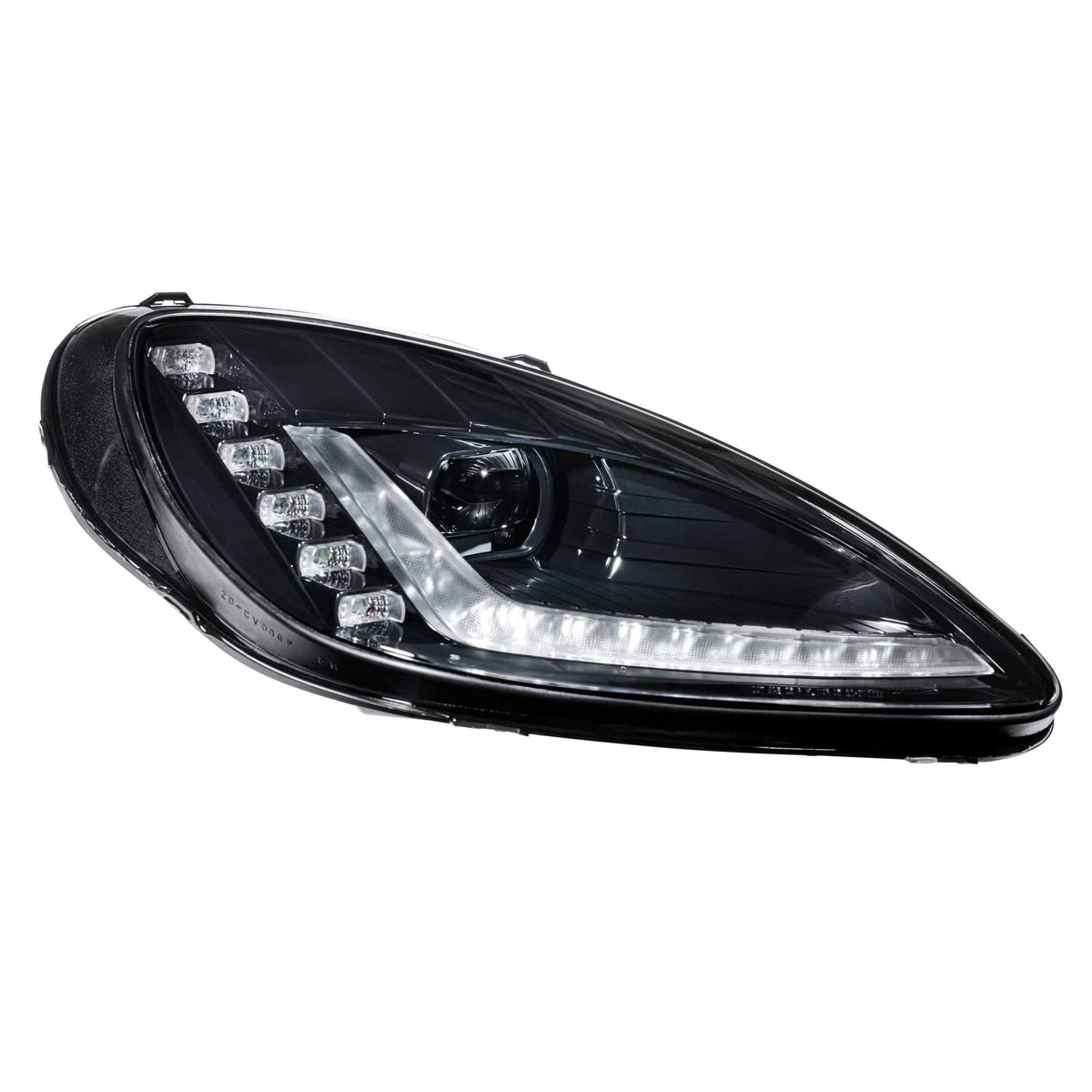 2005-2013 Chevrolet Corvette XB LED Black Headlights (LF460.2) - View 2 | Dirty Garage