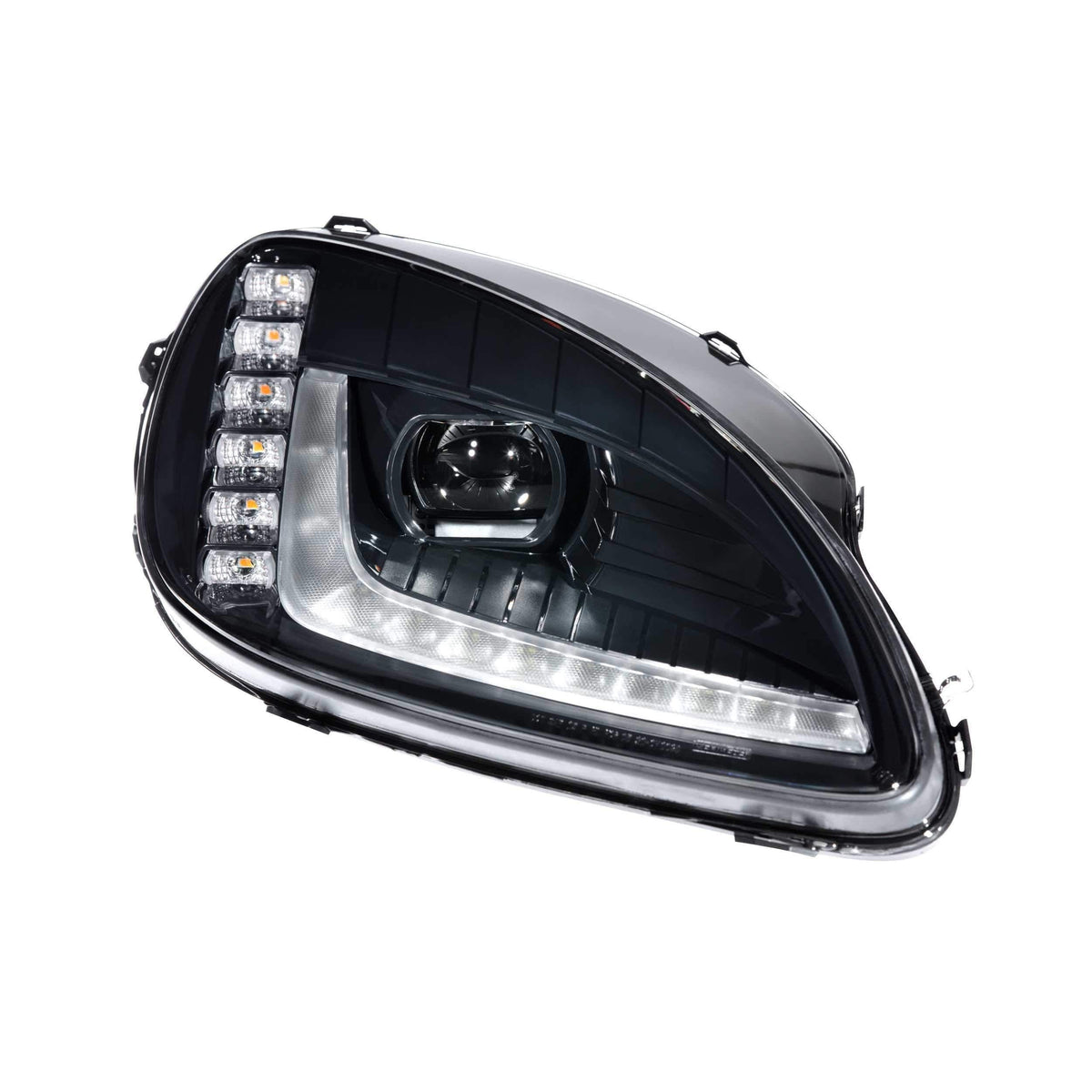 2005-2013 Chevrolet Corvette XB LED Black Headlights (LF460.2) - View 6 | Dirty Garage