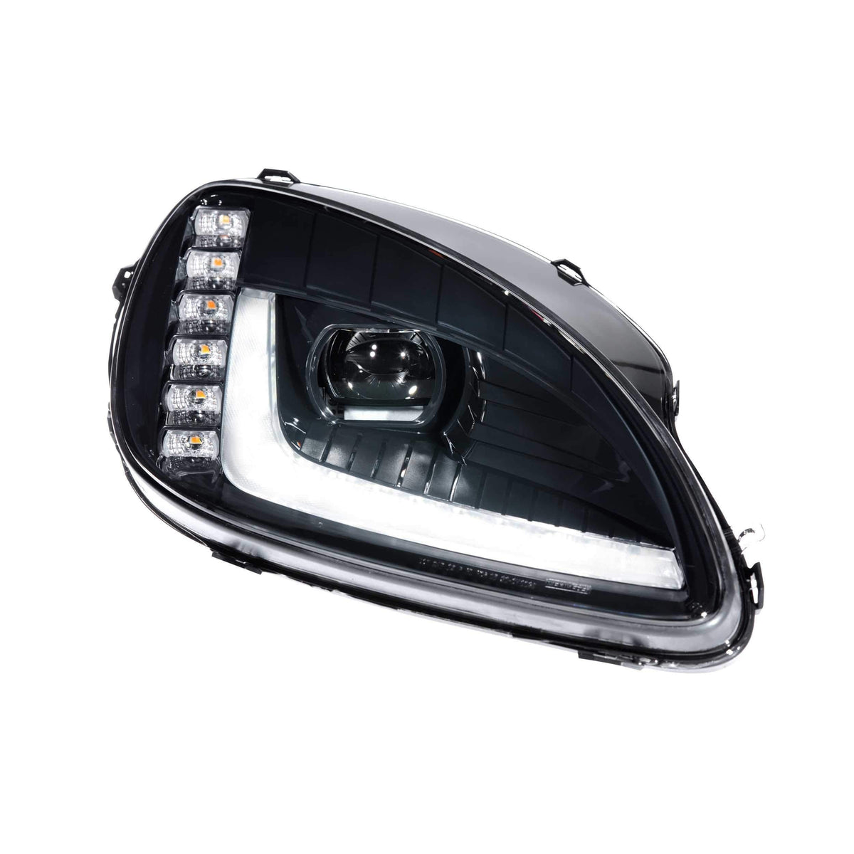 2005-2013 Chevrolet Corvette XB LED Black Headlights (LF460.2) - View 7 | Dirty Garage