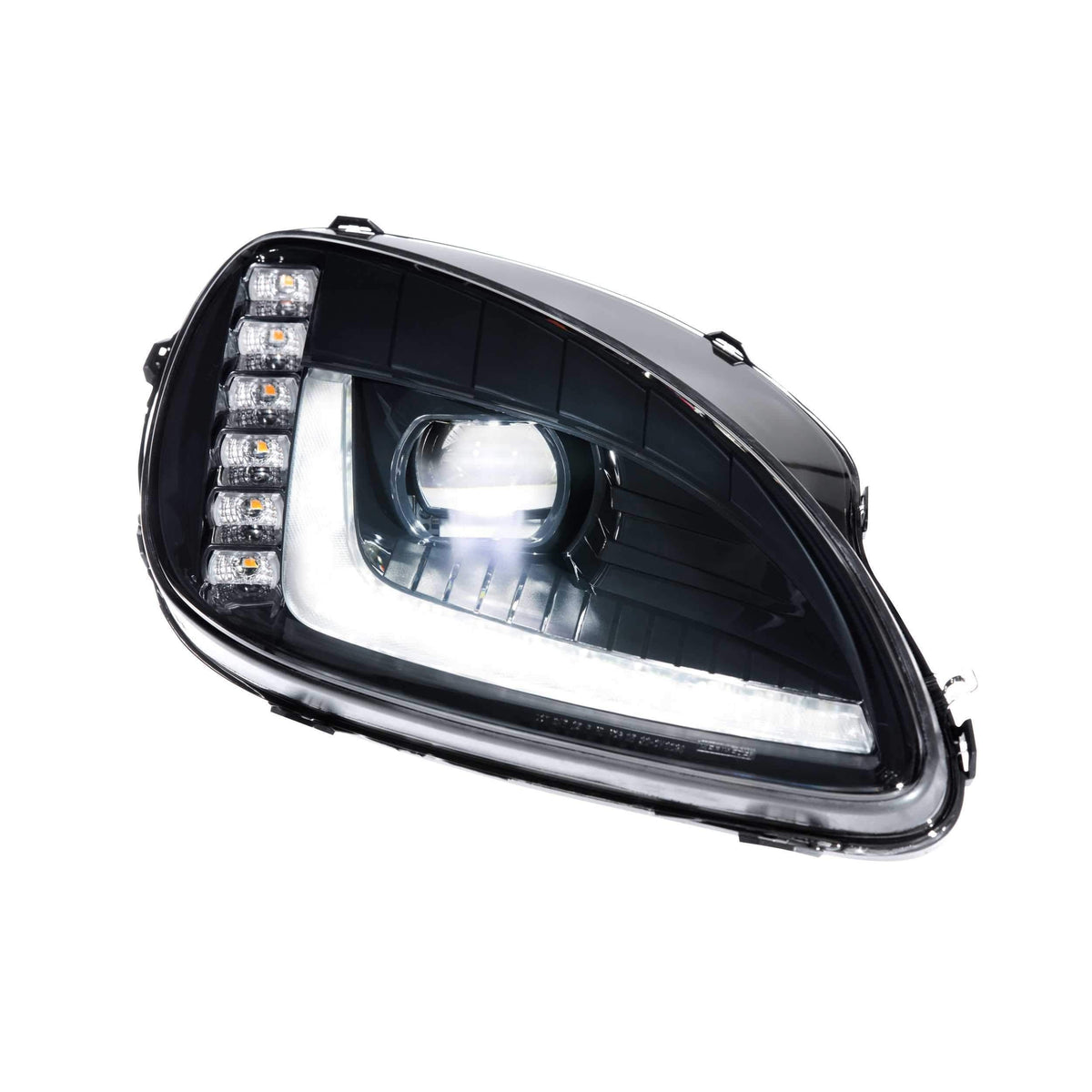 2005-2013 Chevrolet Corvette XB LED Black Headlights (LF460.2) - View 8 | Dirty Garage