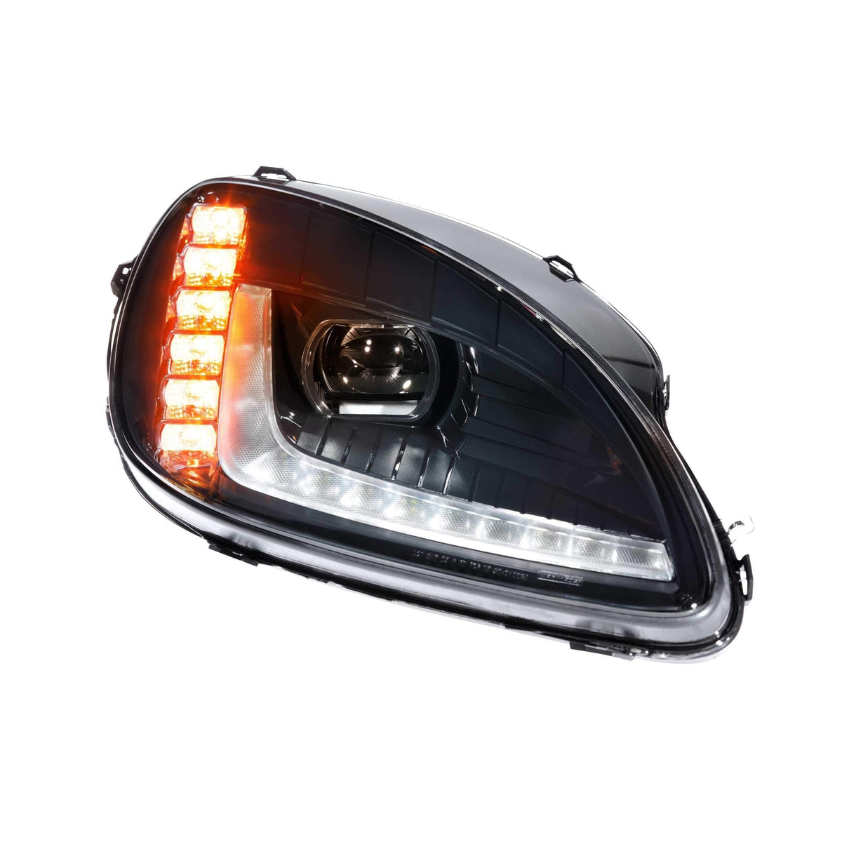 2005-2013 Chevrolet Corvette XB LED Black Headlights (LF460.2) - View 9 | Dirty Garage
