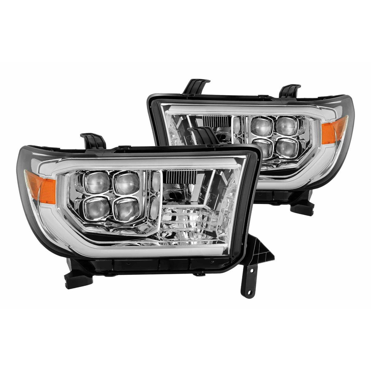 2007-2013 Tundra Nova-Series LED Alpha Black Headlights - View 3 | Dirty Garage