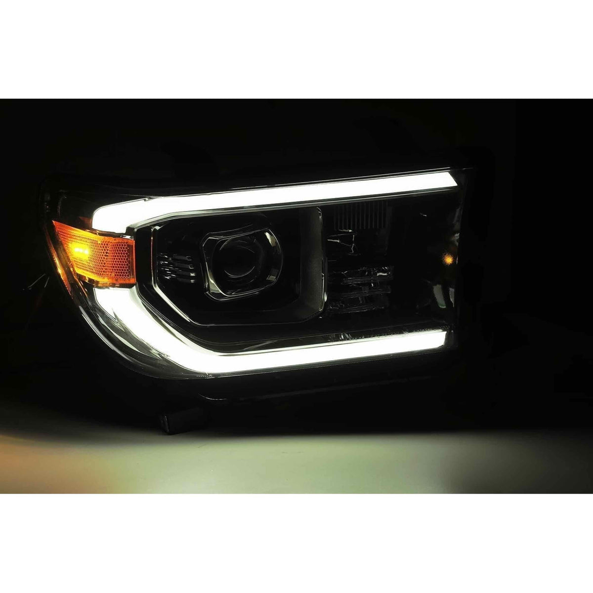 2007-2013 Tundra Pro-Series Halogen Gloss Black Headlights - View 9 | Dirty Garage