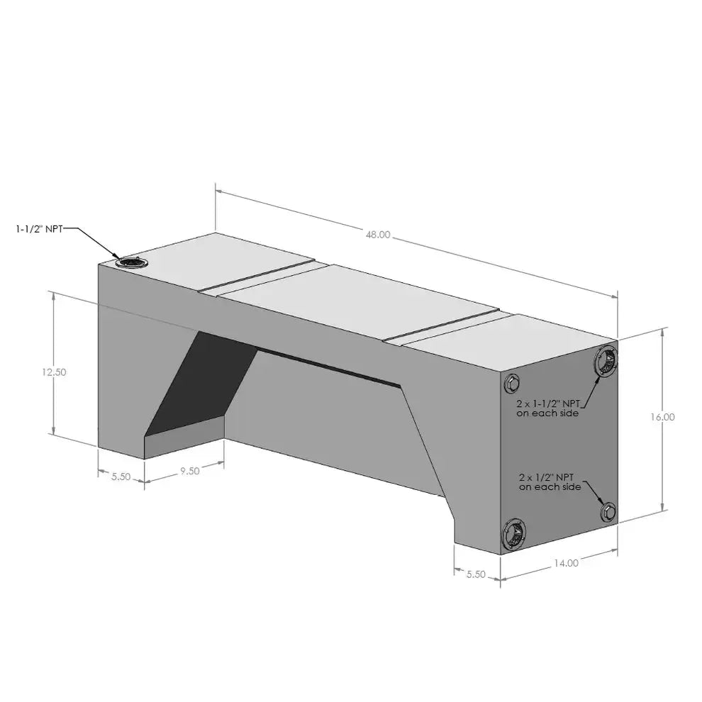 2007-2024 Transit/Sprinter S&B 24 Gallon Wheel Well Water Tank (Both Sides) - View 6 | Dirty Garage