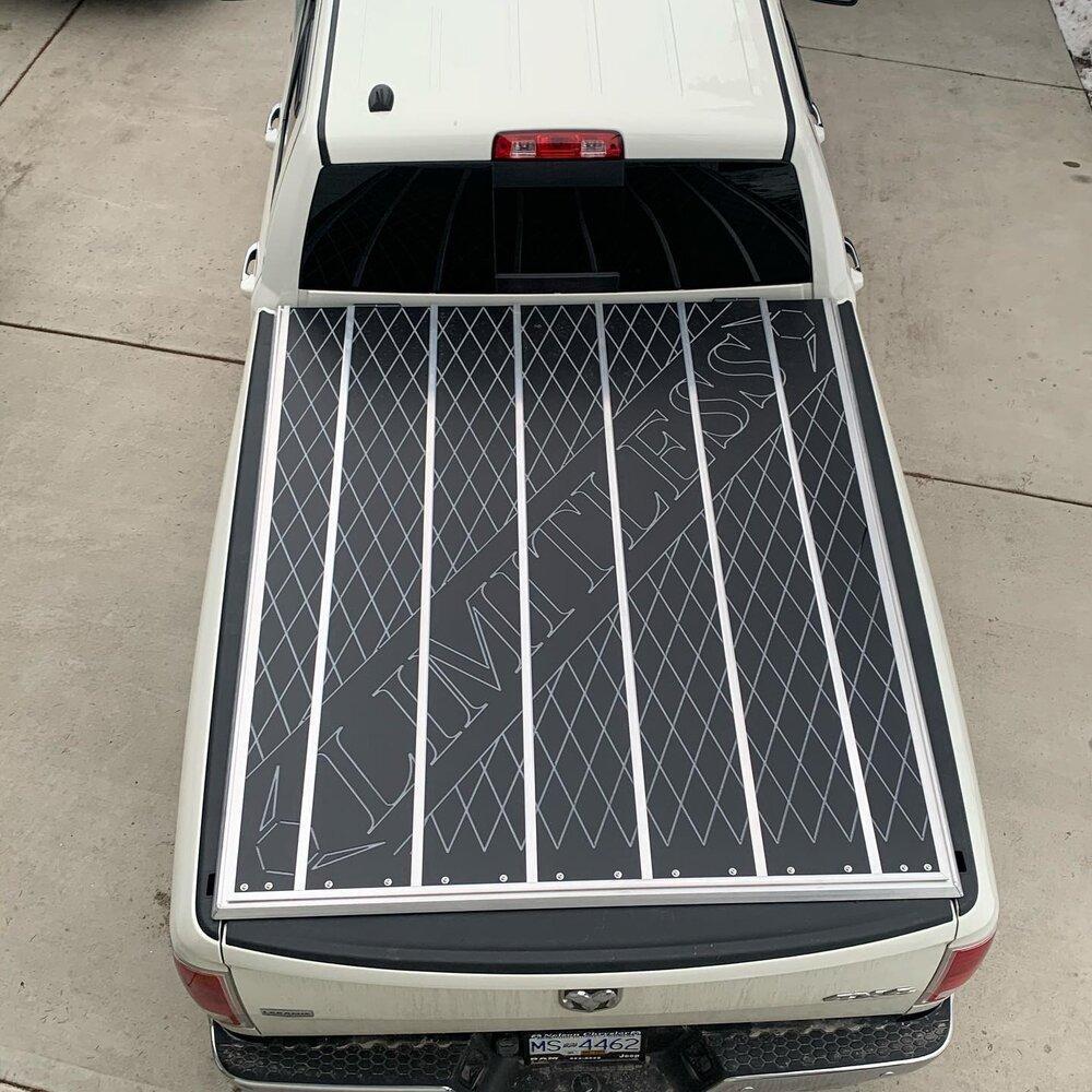 2009-2022 RAM 1500 LIMITLESS 5'5 Tonneau Cover (09-22-5'5-ECO-TON) - View 3 | Dirty Garage